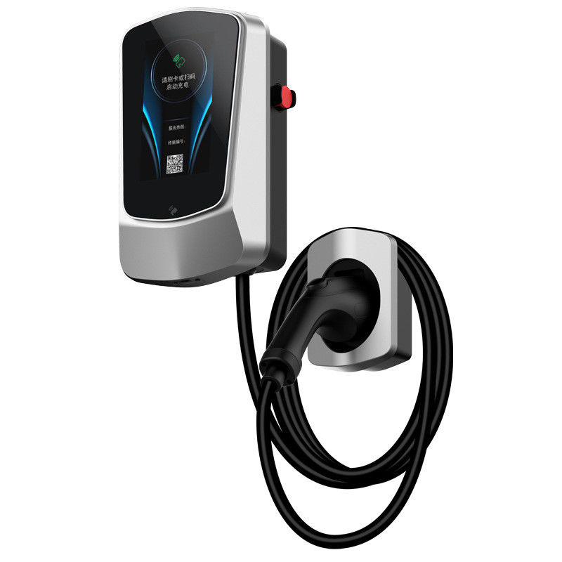 Ładowarki pojazdów elektrycznych typu 2 App Wall EV Charger 4,3-calowy wyświetlacz