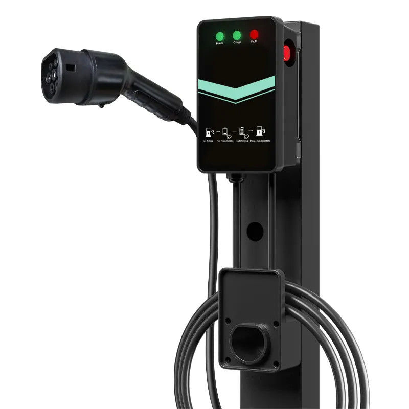 Standardowa europejska stacja ładowania elektrycznego typu 7kw Type2 32A AC