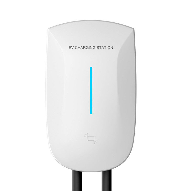 Na ścianie 7kw Typ 2 ładowarka EV Europejski standard App Control Szybkie ładowanie