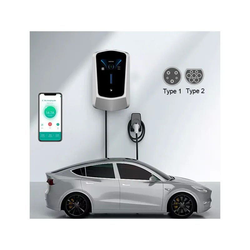 Kolumnowy ładowarka typu 1 typu 2 Ev, odporna na promienie UV