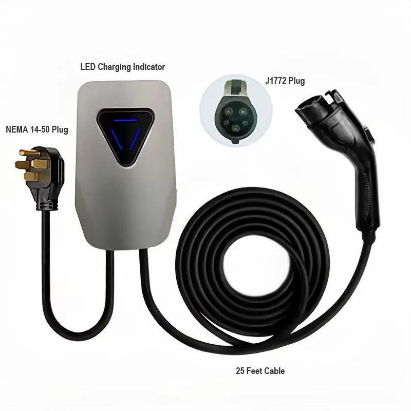 American Standard Single Gun 32A Type 1 Wall EV Charger do ładowania w domu firmy Tesla