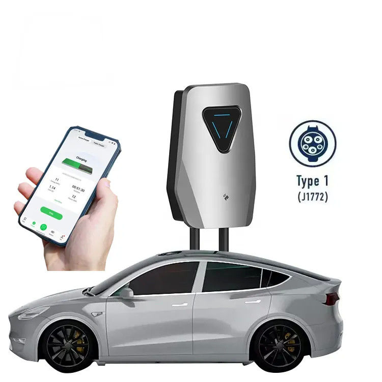American Standard Single Gun 32A Type 1 Wall EV Charger do ładowania w domu firmy Tesla