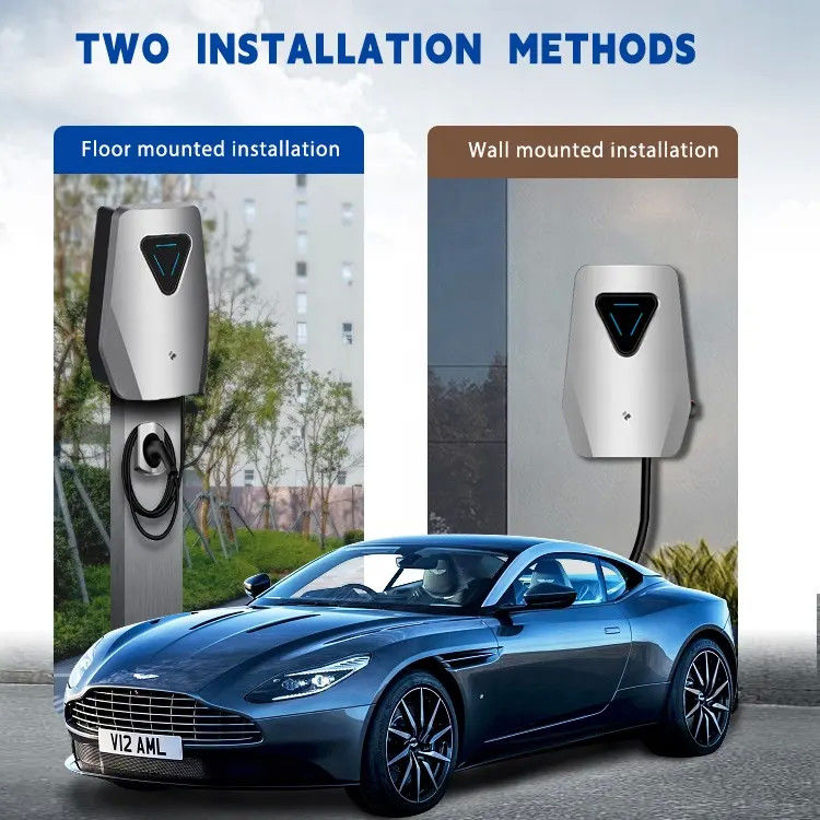 Smart Home Szybkie ładowanie 1 fazy Ładowarka ścienna EV typu 2 Ochrona przed nad napięciem