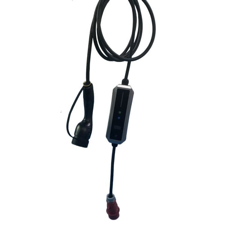 Typ 1 16A/32A LED Screen Przenośny ładowarka elektryczna AC EV z wtyczką CEE